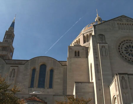 Natural Stone Design & Stonework Fabrication | Close-Up Of Stone Dome Detailing At Basilica By Rugo Stone