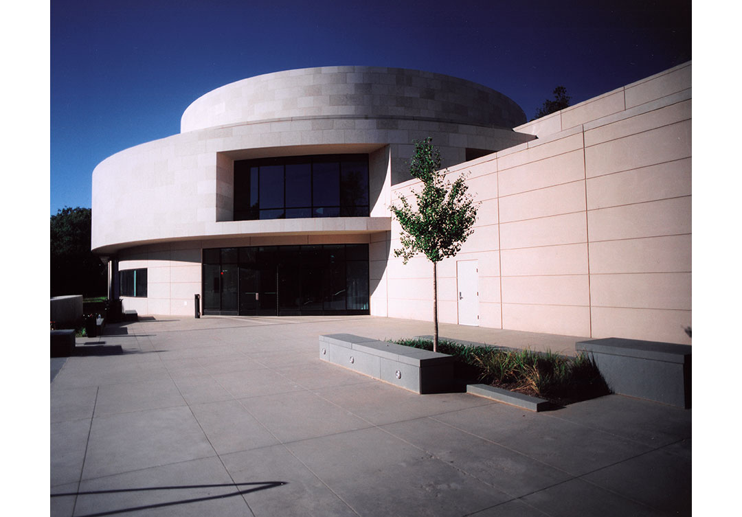 Stonework at the Katzen Art Center, showcasing Rugo Stone's precision and craftsmanship.