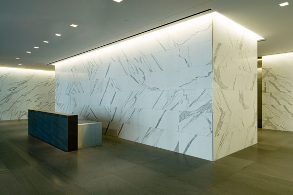 Detailed View Of The Rugo Stone 2101 L Street Project, Showcasing The Precision Stonework And Architectural Design Elements.