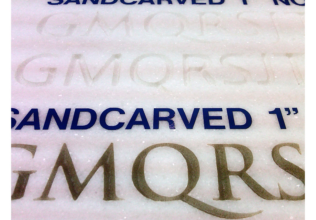 Close-up of stone details at the Maryland 9/11 Memorial, showcasing Rugo Stone's precision and craftsmanship in commemorative stonework.