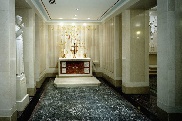 Ave Maria Chapel Showcasing Intricate Stonework And Architectural Precision By Rugo Stone.