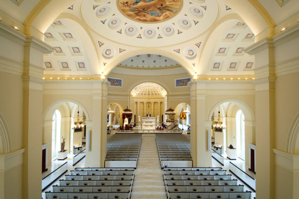 Rugo Stone Basilica National Shrine Of Mary Stone Installation | Natural Stone Design & Stonework Fabrication Experts