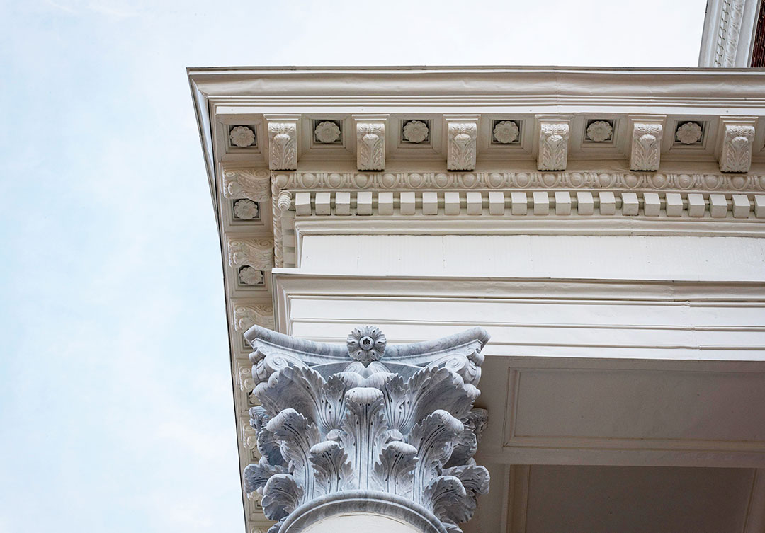 UVA Capital Rotunda featuring exceptional stone craftsmanship and intricate architectural design by Rugo Stone.