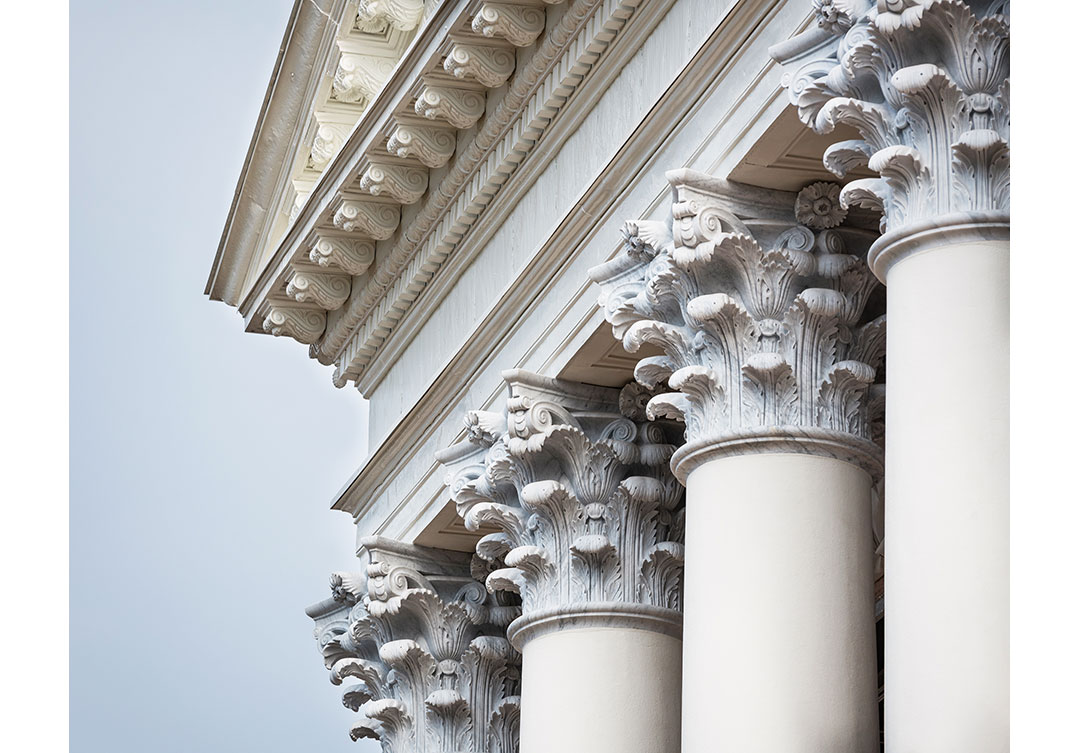 UVA Capital Rotunda featuring elegant stone architecture and expert craftsmanship by Rugo Stone.