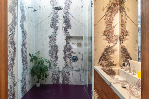 Stunning Marble Bathroom Interior In Private Residence By Rugo Stone – Natural Stone Design, Stonework Fabrication, Installation & Mosaics Expert