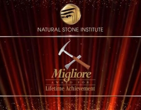 Natural Stone Design & Stonework Fabrication | Rugo Stone Receiving 2021 Migliore Award For Excellence In Stonework
