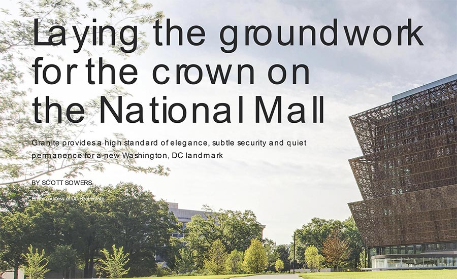 Natural Stone Design & Stonework Fabrication | Laying the Groundwork for the Crown on the National Mall by Rugo Stone