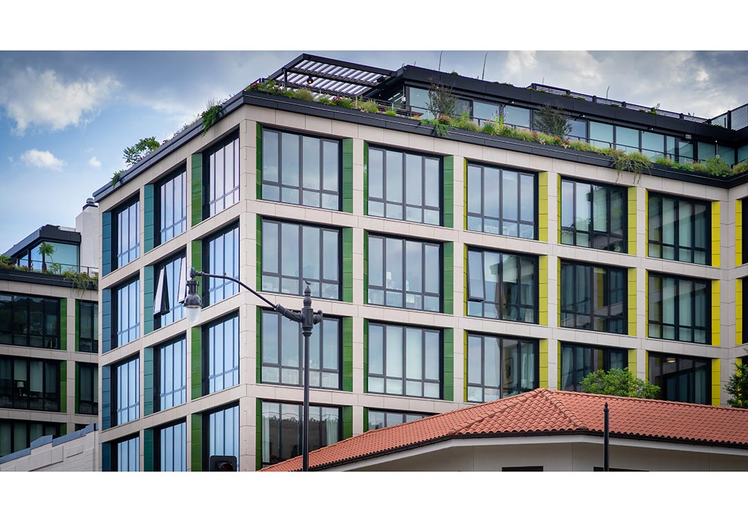 Stonework at 1701 14th St highlighting expert craftsmanship and elegant stone designs in architectural features
