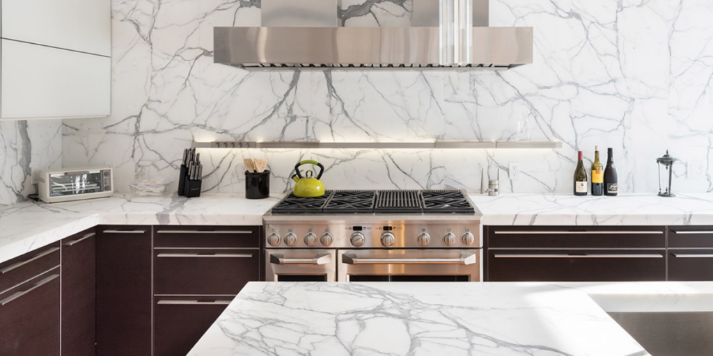 Marble design showcasing elegant patterns and refined craftsmanship in natural stonework